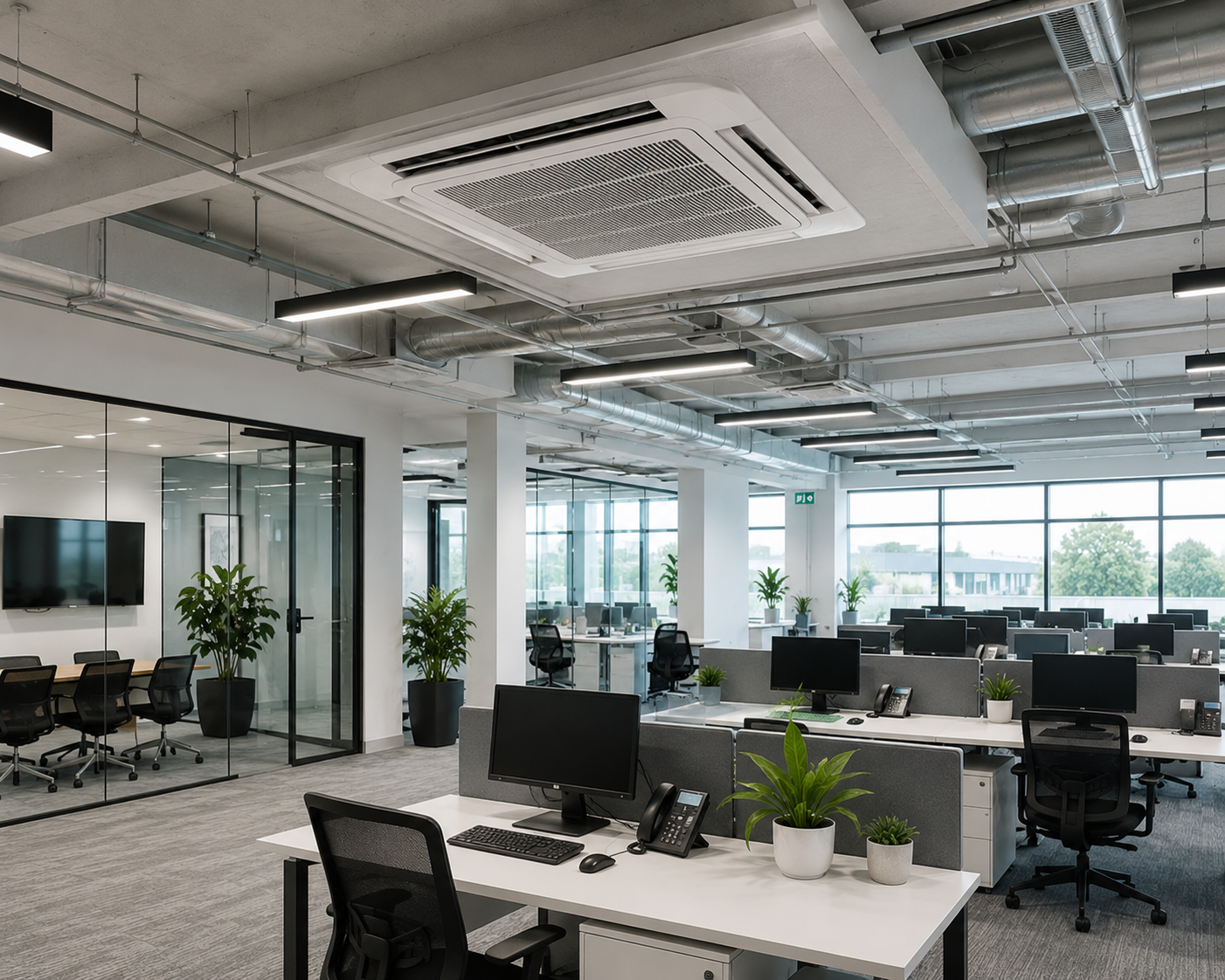 Commercial AC installation South Yorkshire