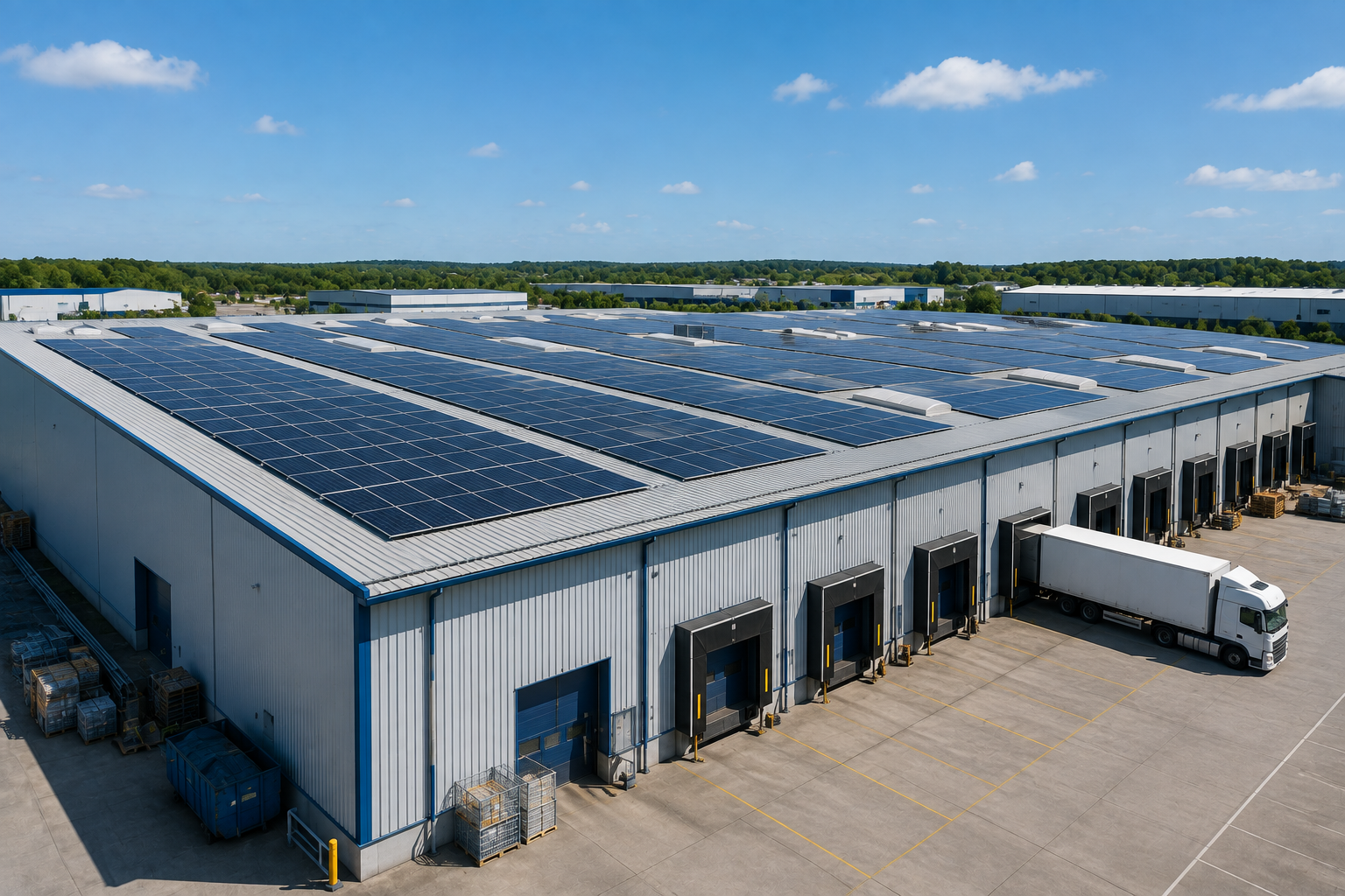 HES - Solar Panes for warehouses in South Yorkshire